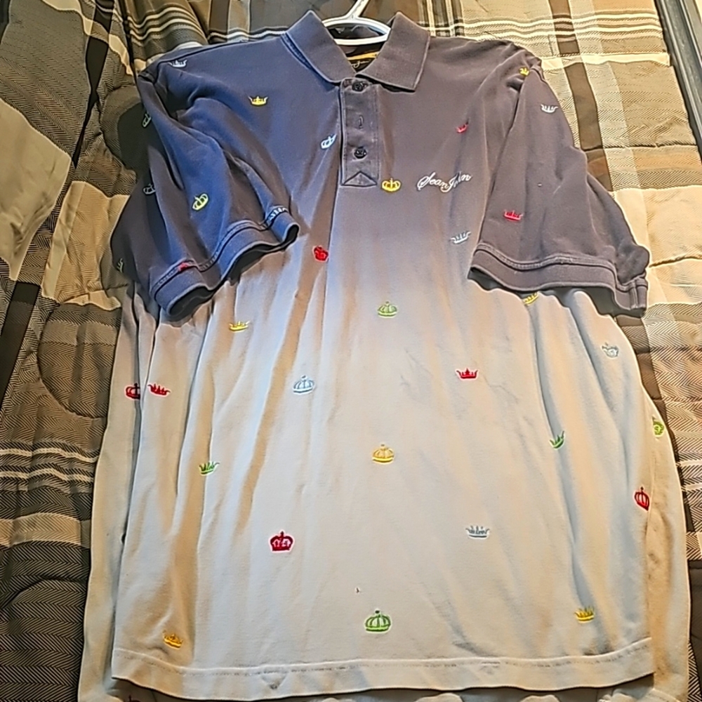 Sean John mens medium loose fit polo